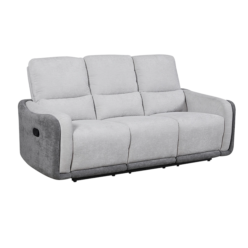 3-częściowa, ręcznie rozkładana sofa do salonu